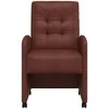 Valgomojo Kėdės su Ratukais 2 pcs Blizgiai ruda 58 x 67 x 97 cm