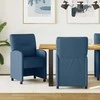 Valgomojo Kėdės su Ratukais 2 pcs Mėlyna 57 x 67 x 95 cm