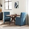 Valgomojo Kėdės su Ratukais 2 pcs Mėlyna 58 x 67 x 97 cm