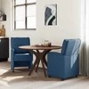 Valgomojo Kėdės su Ratukais 2 pcs Mėlyna 57 x 67 x 95 cm