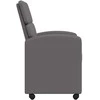 Valgomojo Kėdės su Ratukais 2 pcs Pilka 58 x 65 x 98 cm