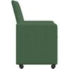 Valgomojo Kėdės su Ratukais 2 pcs Pilkai žalia 57 x 66 x 94 cm