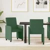 Valgomojo Kėdės su Ratukais 2 pcs Pilkai žalia 57 x 66 x 94 cm