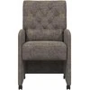 Valgomojo Kėdės su Ratukais 2 pcs Tamsiai pilka 58 x 67 x 97 cm