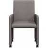 Valgomojo Kėdės su Ratukais 2 pcs Tortora 57 x 66 x 94 cm