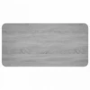 Valgomojo stalas 100 x 50 x 75 cm Apdirbta mediena Pilka Sonoma