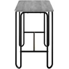 Valgomojo stalas 100 x 50 x 75 cm Apdirbta mediena Pilka Sonoma