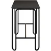 Valgomojo stalas 100 x 50 x 75 cm Apdirbta mediena Juoda