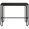 Valgomojo stalas 100 x 50 x 75 cm Apdirbta mediena Juoda