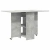 Valgomojo stalas 115 x 70 x 75 cm Apdirbta mediena Betono pilka