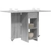 Valgomojo stalas 115 x 70 x 75 cm Apdirbta mediena Pilka Sonoma