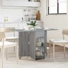 Valgomojo stalas 115 x 70 x 75 cm Apdirbta mediena Pilka Sonoma