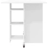 Valgomojo stalas 115 x 70 x 75 cm Apdirbta mediena Balta