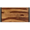 Valgomojo stalas, 120x60x76 cm, rausv. dalb. medienos masyvas