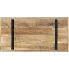 Valgomojo stalas, 120x60x76cm, neapdorota mango mediena