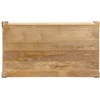 Valgomojo stalas, 135x75x76cm, mango medienos masyvas
