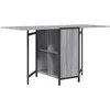Valgomojo stalas 144 x 60 x 75 cm Apdirbta mediena Pilka Sonoma