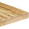 Valgomojo stalas, 160x80x76cm, neapdorota mango mediena