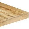 Valgomojo stalas, 160x80x76cm, neapdorota mango mediena