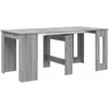 Valgomojo stalas 180 x 85 x 75 cm Apdirbta mediena Pilka Sonoma