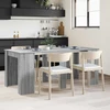 Valgomojo stalas 180 x 85 x 75 cm Apdirbta mediena Pilka Sonoma
