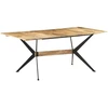 Valgomojo stalas, 180x90x76cm, mango medienos masyvas