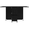 Valgomojo stalas 2 pcs 140 x 80 x 77 cm Apdirbta mediena