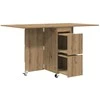 Valgomojo stalas 2 pcs 140 x 80 x 77 cm Apdirbta mediena