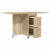 Valgomojo stalas 2 pcs 140 x 80 x 77 cm Apdirbta mediena