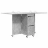 Valgomojo stalas 2 pcs 140 x 80 x 77 cm Apdirbta mediena