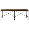 Valgomojo stalas, 220x90x77cm, perdirbtos medienos masyvas