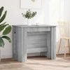 Valgomojo stalas 240 x 85 x 75 cm Apdirbta mediena Pilka Sonoma