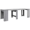 Valgomojo stalas 240 x 85 x 75 cm Apdirbta mediena Pilka Sonoma