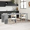 Valgomojo stalas 240 x 85 x 75 cm Apdirbta mediena Pilka Sonoma