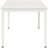 Valgomojo stalas Balta 150 x 90 x 75 cm Kietos pušies mediena