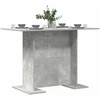 Valgomojo stalas Betono pilka 110 x 60 x 75 cm Apdirbta mediena