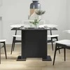 Valgomojo stalas Juoda 110 x 60 x 75 cm Apdirbta mediena