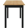 Valgomojo stalas EKAI Juoda 112 x 70 x 76,5 cm