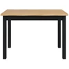 Valgomojo stalas EKAI Juoda 112 x 70 x 76,5 cm