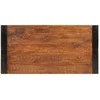 Valgomojo stalas, medaus rudas, 120x60x76cm, mango masyvas
