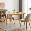 Valgomojo stalas 110 x 55 x 75 cm Kietas mango medis Natūrali