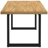valgomojo stalas NOAIN U formos kojos 160x90x75 cm