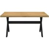 valgomojo stalas NOAIN X formos kojos 160x90x75 cm