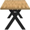 Valgomojo stalas NOAIN X formos kojos 180x90x75 cm