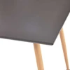 Valgomojo stalas, pilkos ir ąžuolo spalvos, 80,5x80,5x73cm, MDF