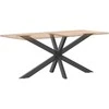 Valgomojo stalo koja, voro formos, antracito spalvos, 150x78x(72-73) cm, plienas