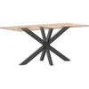 Valgomojo stalo koja, voro formos, antracito spalvos, 120x68x(72-73) cm, plienas