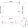 Valgomojo stalo kojelės, 2 vnt., baltos, 90x(72-73,3) cm, plienas, V formos