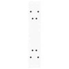 Kavos staliuko kojelės, V formos, 2 vnt., balta, 60x(72-73)cm