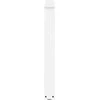 Valgomojo stalo kojelės, 2 vnt., baltos, 80x(72-73,3) cm, plienas, V formos